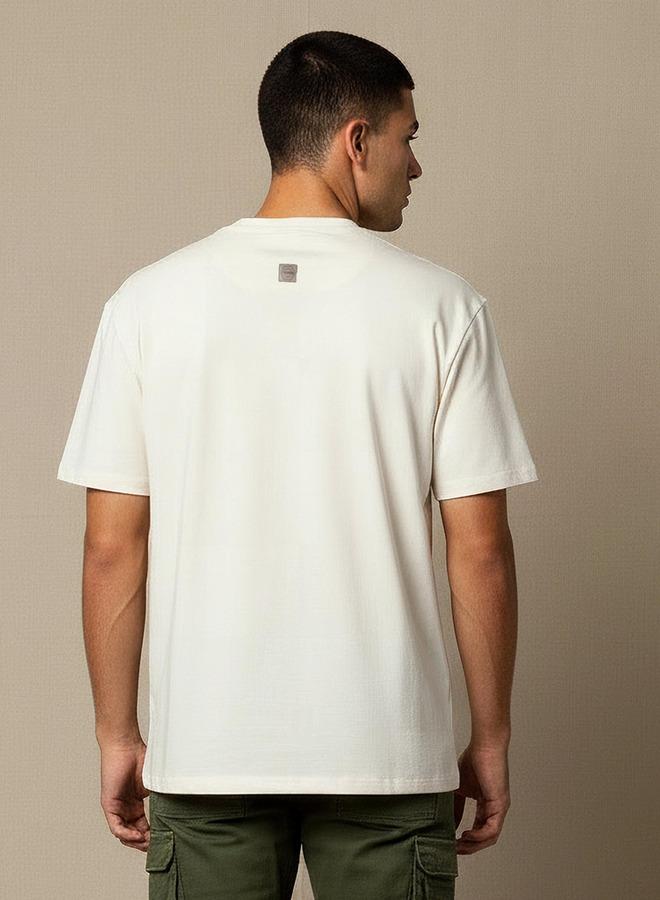 Lee Cooper Men Regular Fit Crew Neck Short Sleeve Embroidered T-shirt - Image 3